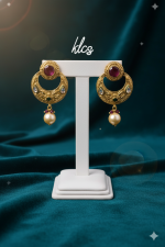 Kanika Stone Gold Earrings