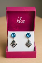 Sapphire Glow Earring