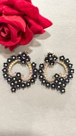 Midnight Blossom Earrings - Image 2