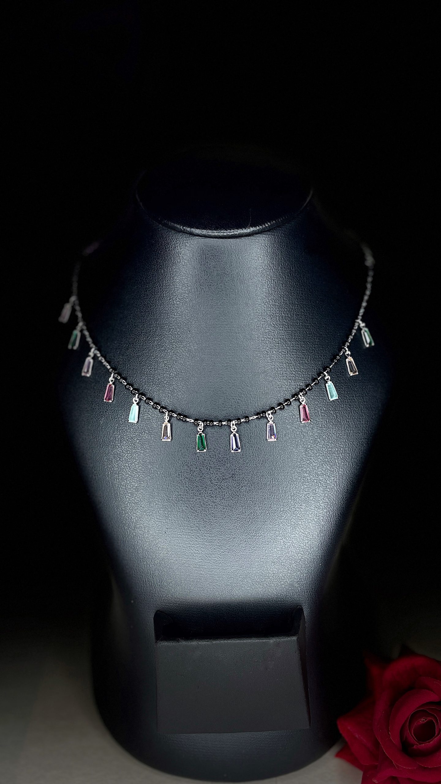 IMG_7382 Rainbow modern mangalsutra pendant - Image 1