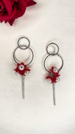 Scarlet Bloom Earring - Image 2