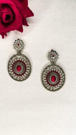 Ruby Petal Earring - Image 2