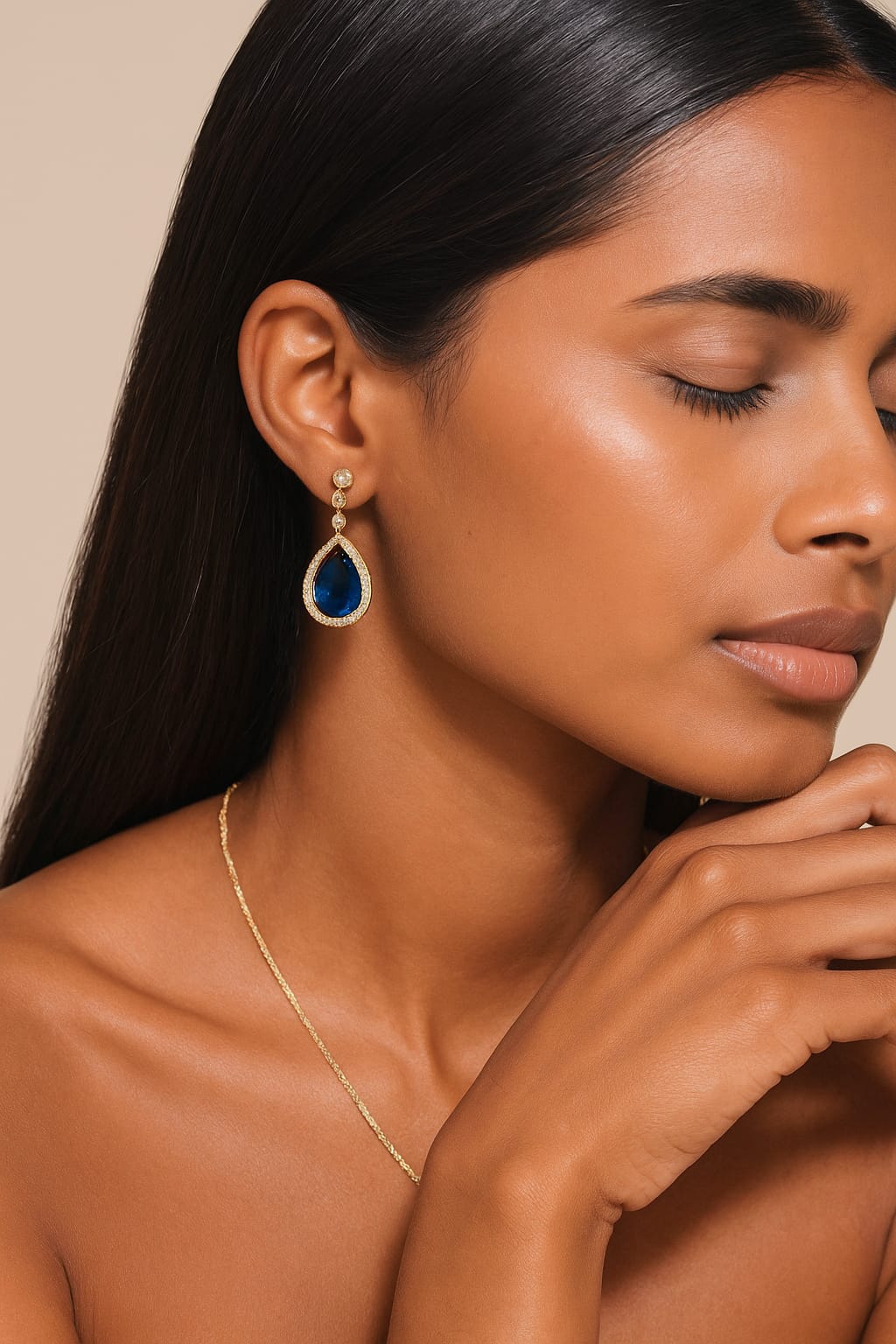 WhatsApp Image 2025-10-30 at 15.41.56_a80d7050 Azure Spark Earrings - Image 1