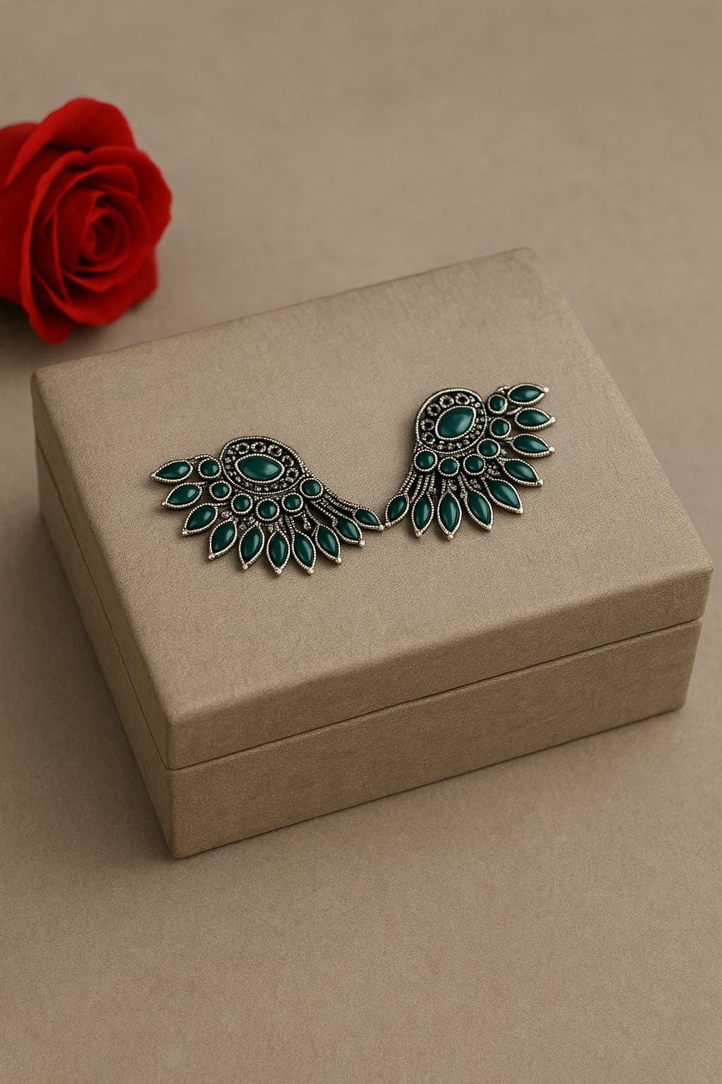 WhatsApp Image 2025-11-01 at 13.18.55_4b29e45d Emerald Leaf Earring - Image 1