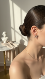 Eternal Glow Two-Tone Studs - Image 5