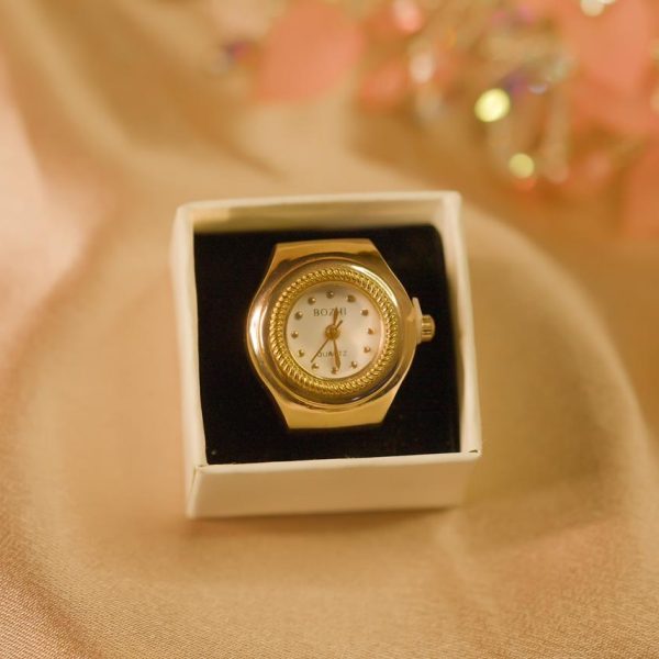 The Chronos Rose Blush Ring Watch
