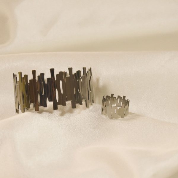 The Celestia Tiered Gold Cuff