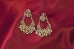 Kaleidoscope Multi-Stone Oxidized Chandbalis