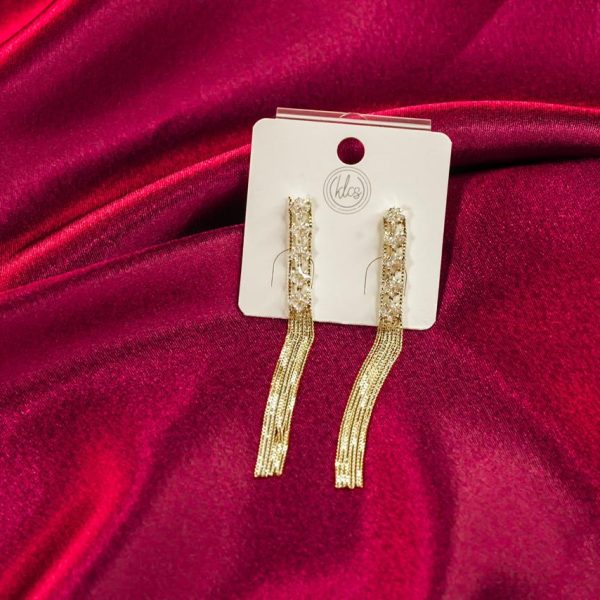 Crystal Fringe Drop Earrings