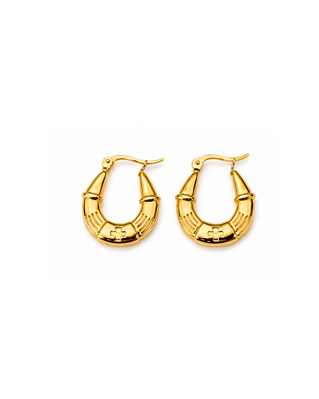 Untitled design - 2026-06-16T164926.821 Classic Hoop Charm Earrings - Image 1