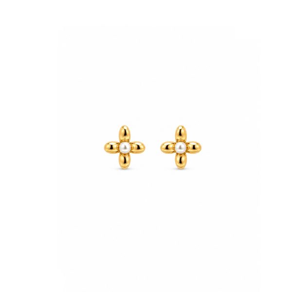 Pearl Bloom Stud Earrings