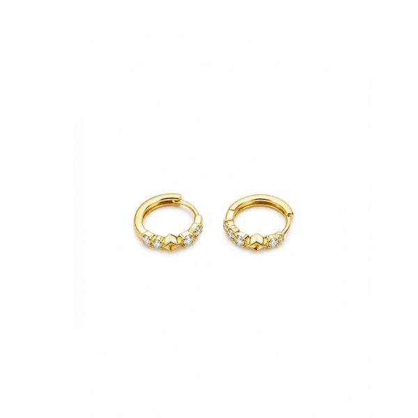 Crystal Hoop Earrings