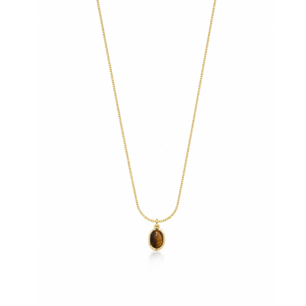 Tiger Eye Pendant Necklace