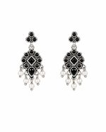 Black Pearl Drop Earrings