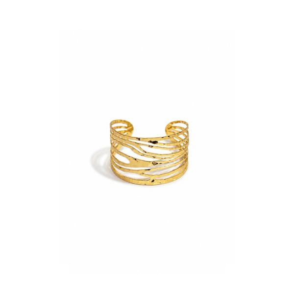 Golden Wave Cuff