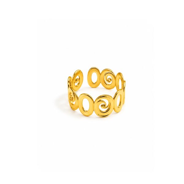 Golden Swirl Bracelet