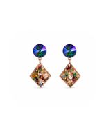 Crystal Diamond Earrings