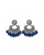 Blue Bead Earrings