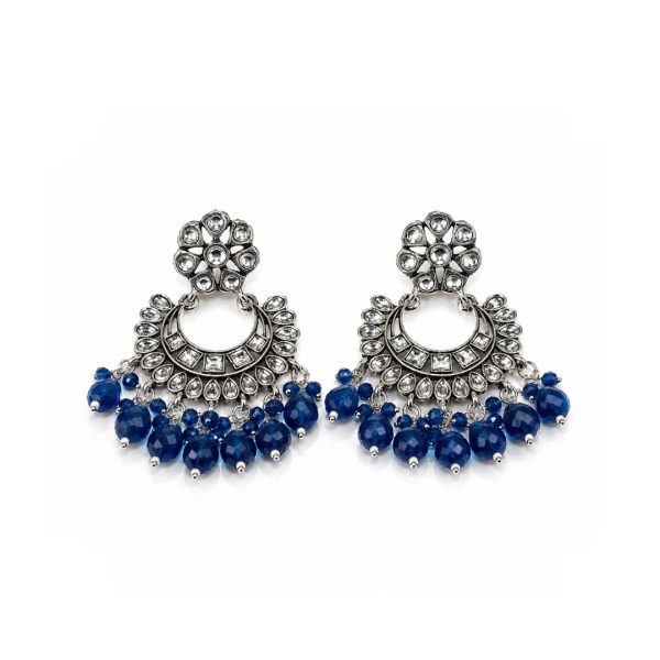 Blue Bead Earrings