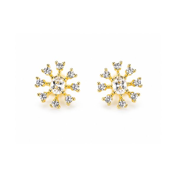 Crystal Star Stud Earrings