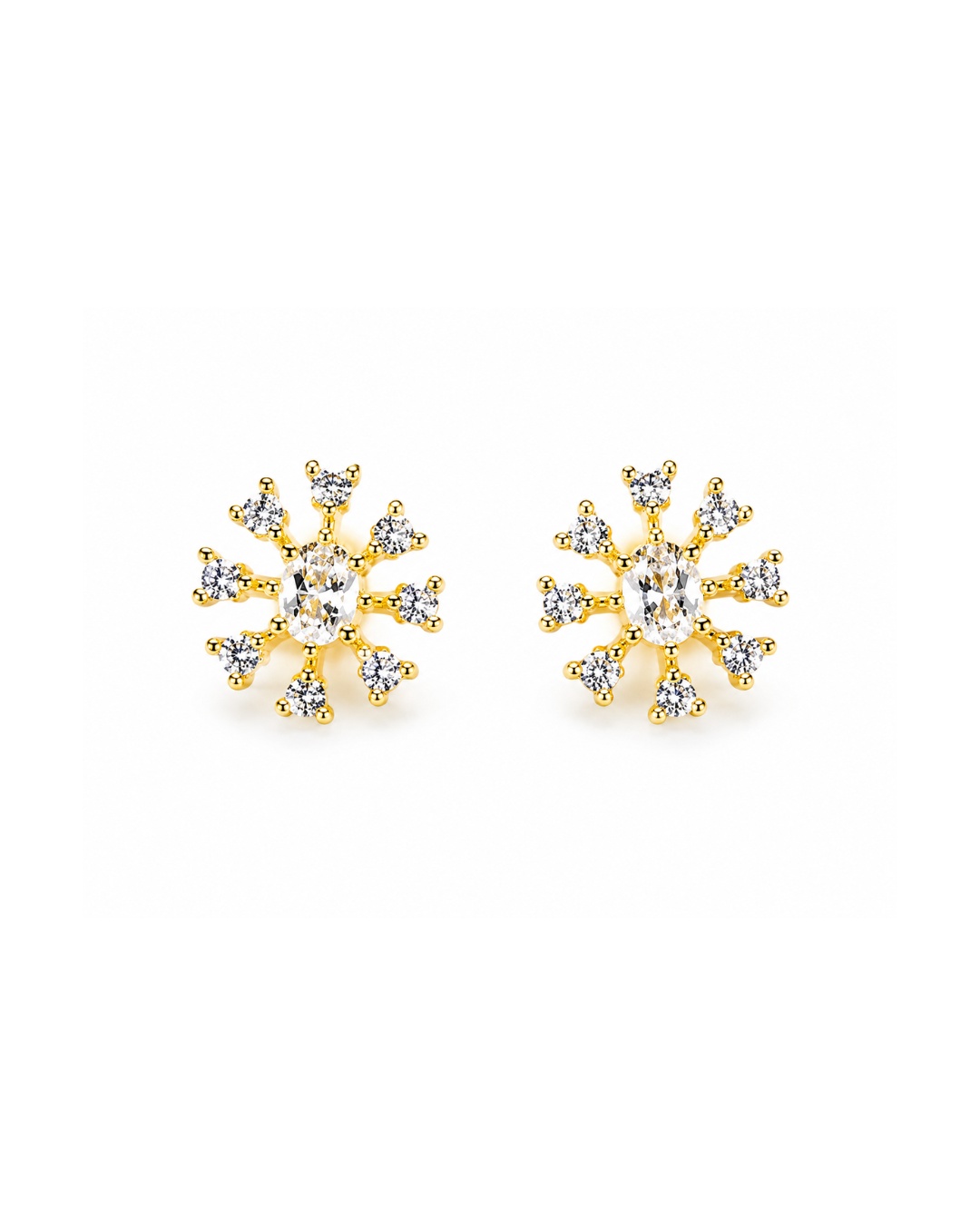 earrings_200kb_website Crystal Star Stud Earrings - Image 1