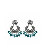 Blue Bead Earrings