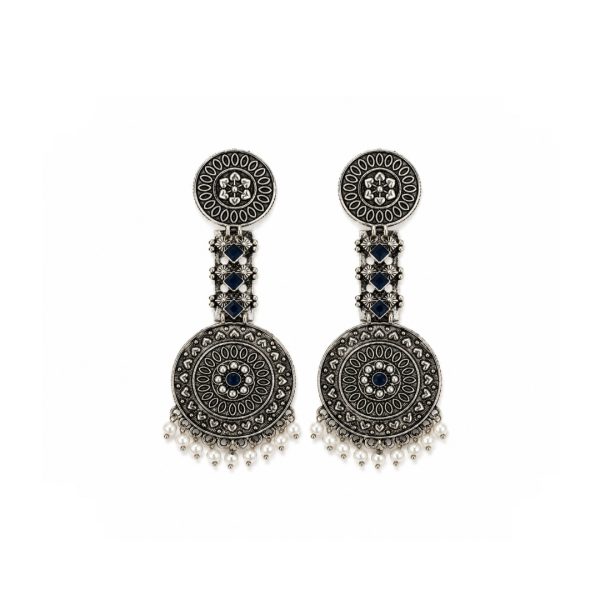Blue Pearl Earrings