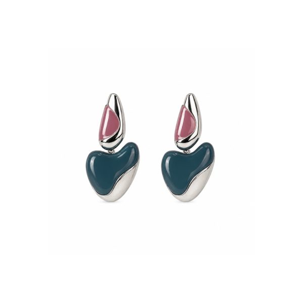 Abstract Colour Drop Earrings