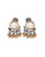 Moonstone Gold Earrings