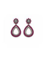 Pink Drop Earrings