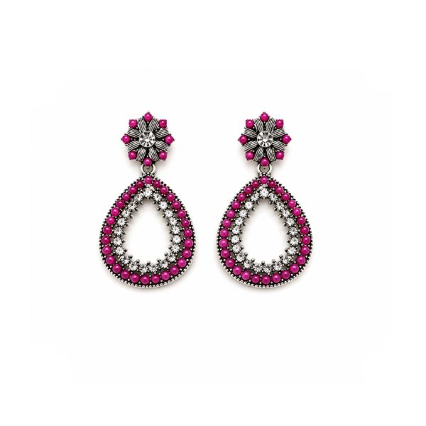 Pink Drop Earrings