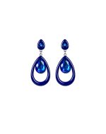 Blue Teardrop Earrings