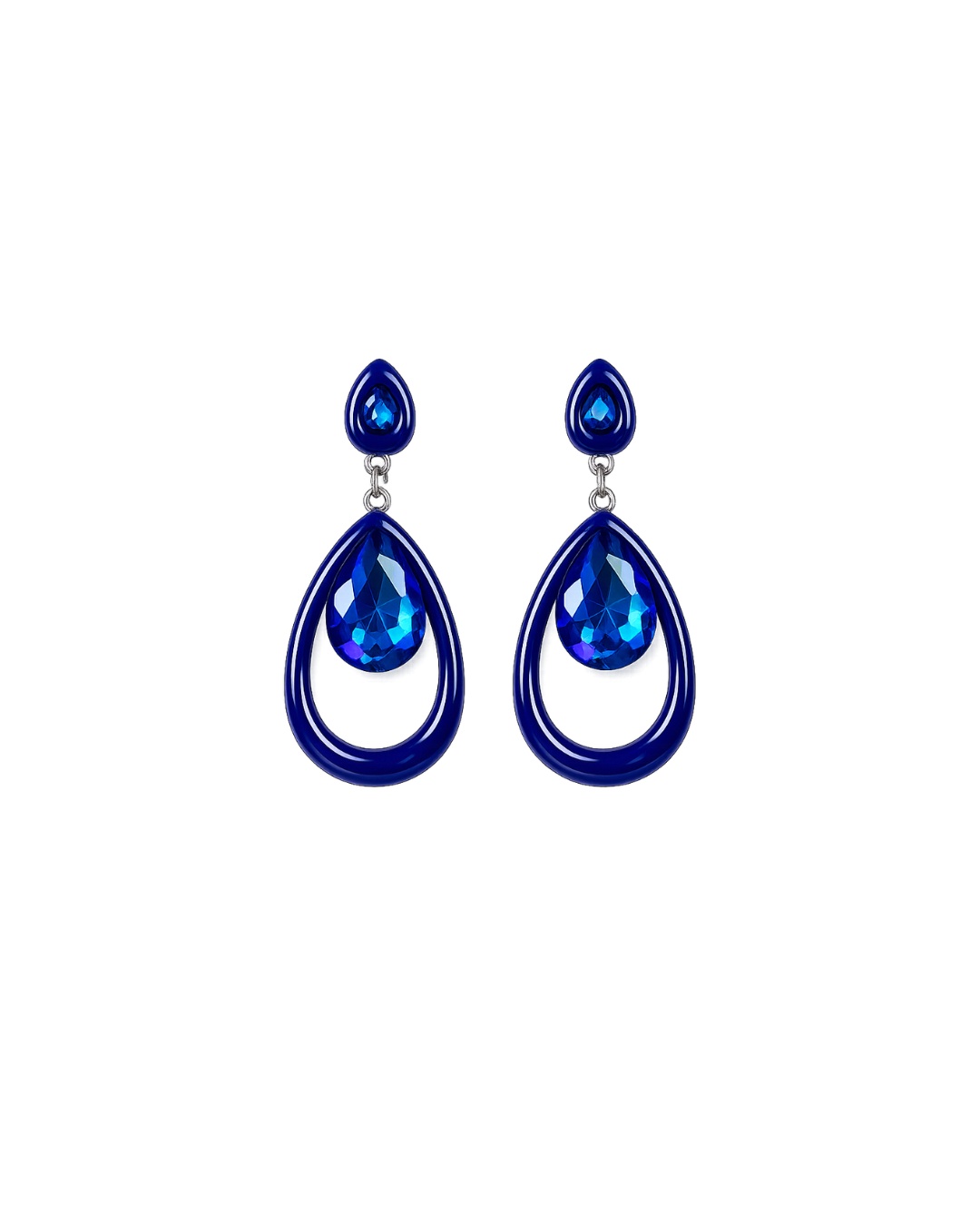 earrings_website_200kb(2) Blue Teardrop Earrings - Image 1