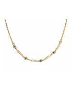 Pearl Evil Eye Necklace