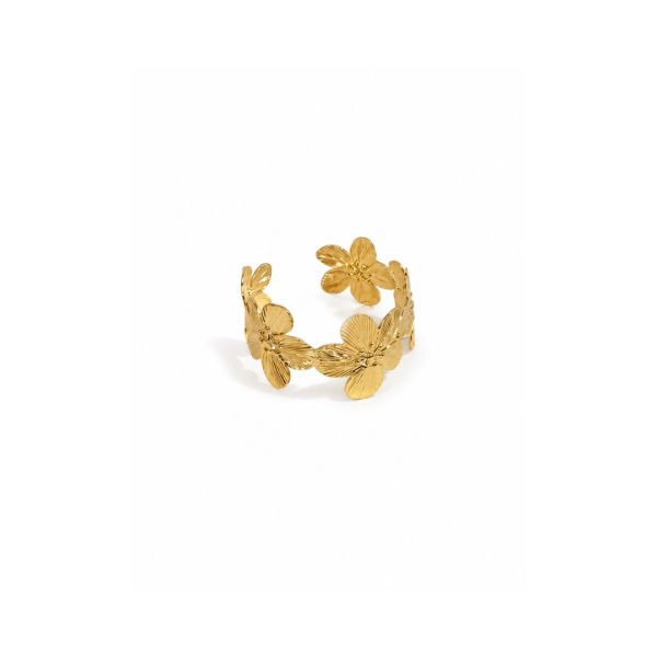 Golden Blossom Ring
