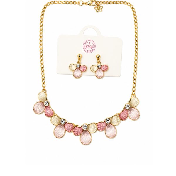 Pastel Floral Jewellery Set