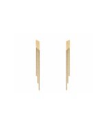 Golden Chain Tassel Earrings
