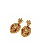 Gold Floral Earrings