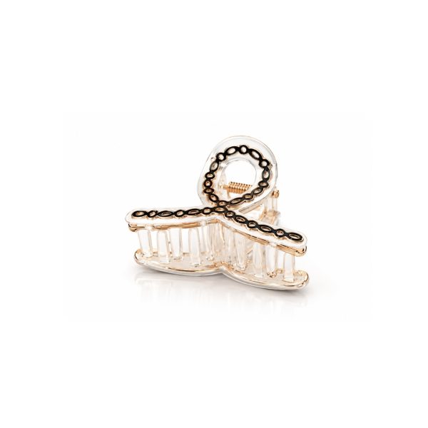 Transparent Chain Claw Clip