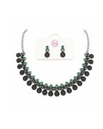 Green Oxidised Jewellery Set