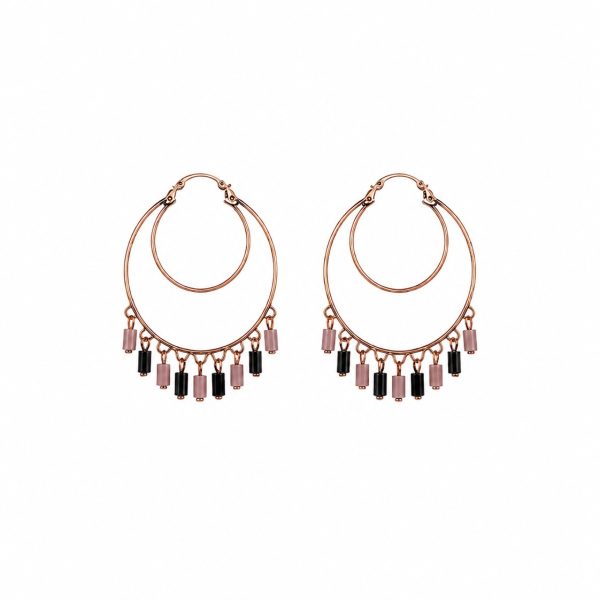 Rose Gold Hoop Earrings