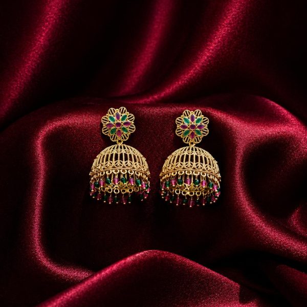 Floral Multicolor Jhumka