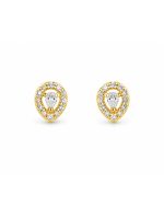Pear Crystal Stud Earrings