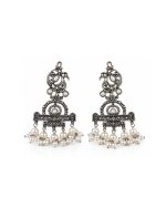 Pearl Peacock Earrings
