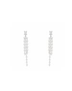 Pearl Tassel Drop Earrings