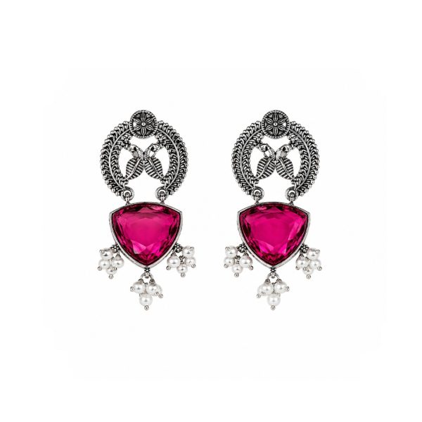 Pink Pearl Earrings