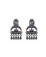 Purple Charm Earrings