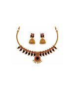 Ruby Mango Jhumka Set