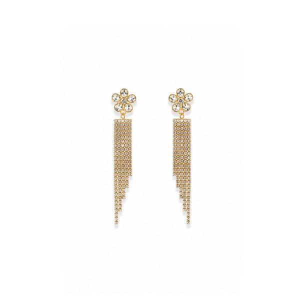 Floral Tassel Earrings