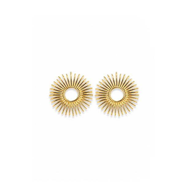 Golden Sunburst Earrings